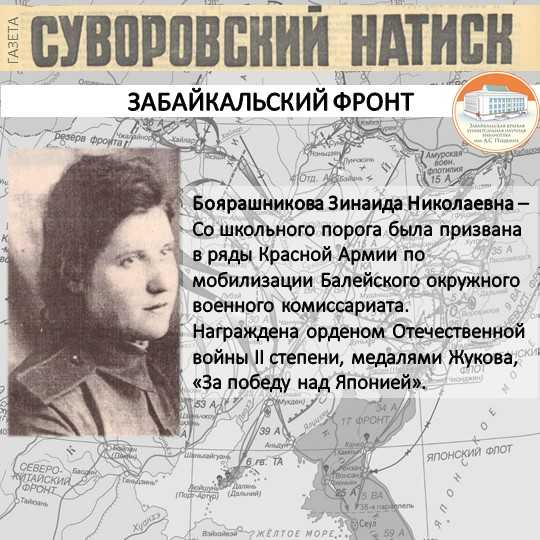 Боярашникова Зинаида Николаевна