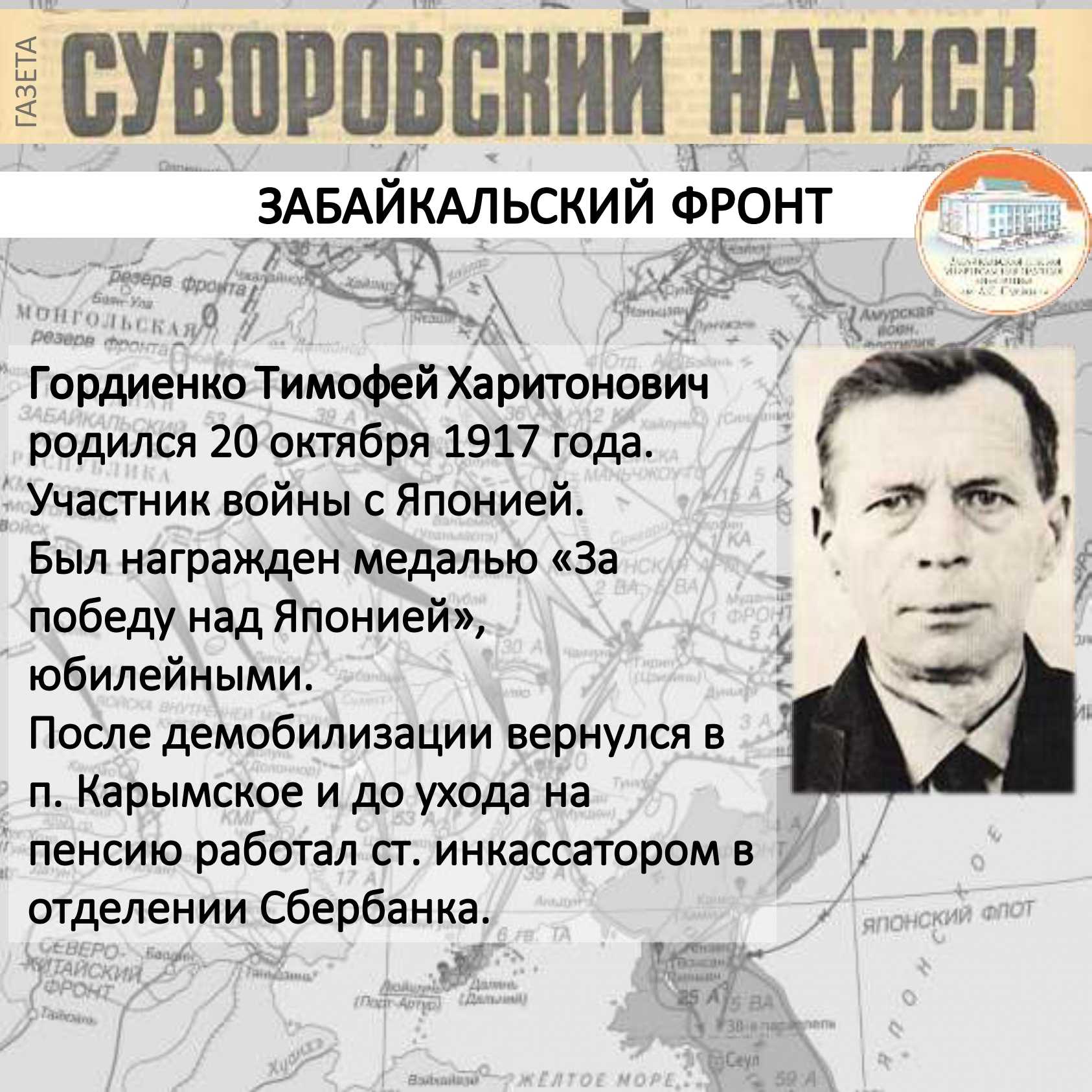 Гордиенко Тимофей Харитонович